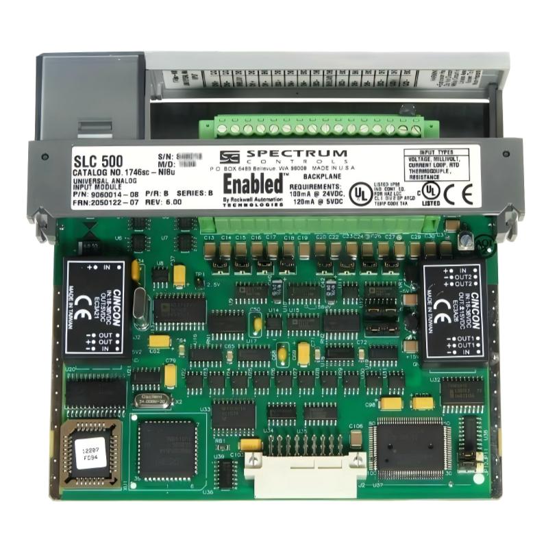 Allen Bradley 1746SC-NI8U PLC Module/Rack