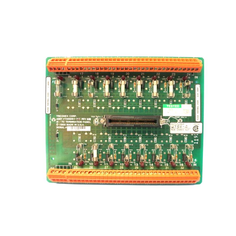 Triconex 2750-2 7400061-210 Terminal Panel