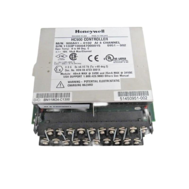 Honeywell 900A01-0102	51450951-002	HC900 Analog Input Module