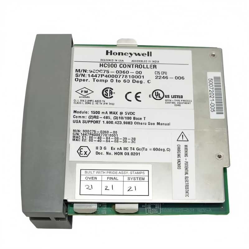 Honeywell 900C75S-0360-00 HC900 C75 Redundant Controller CPU
