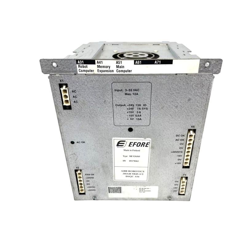 ABB DSQC 334 3HAB5845-1 Robot Power Supply