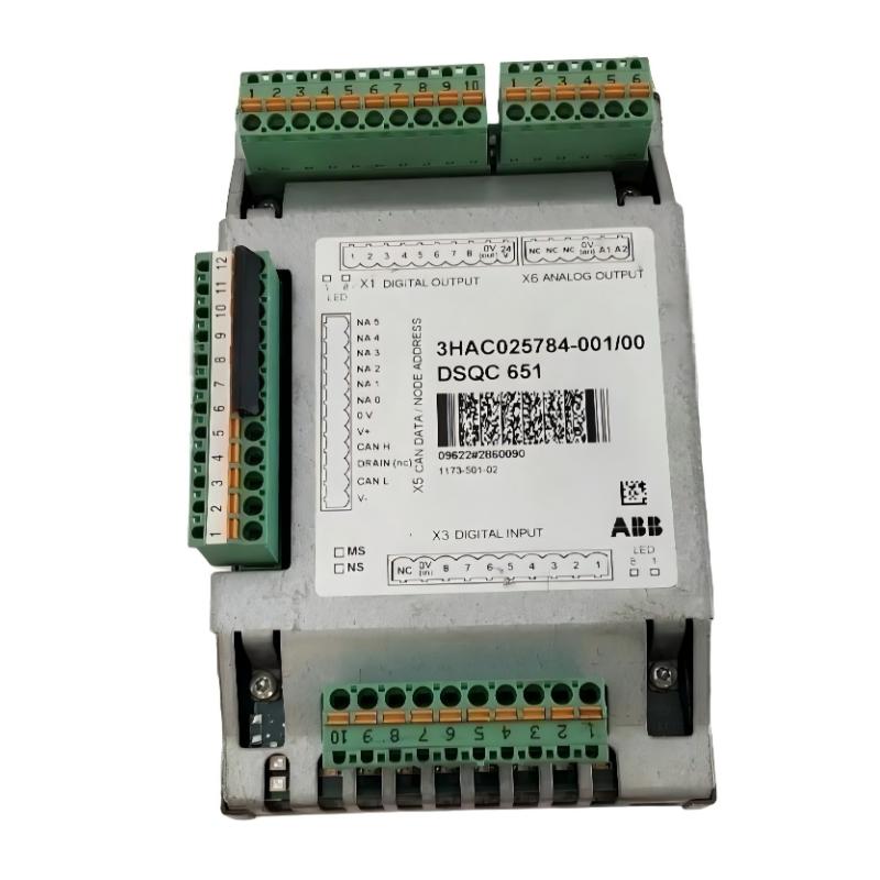 ABB DSQC 651 3HAC025784-001/00 Control Cabinet I/O Module