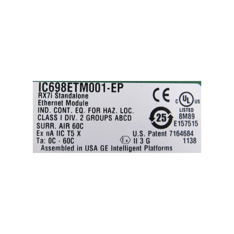 GE IC698ETM001-EP Ethernet Interface Module