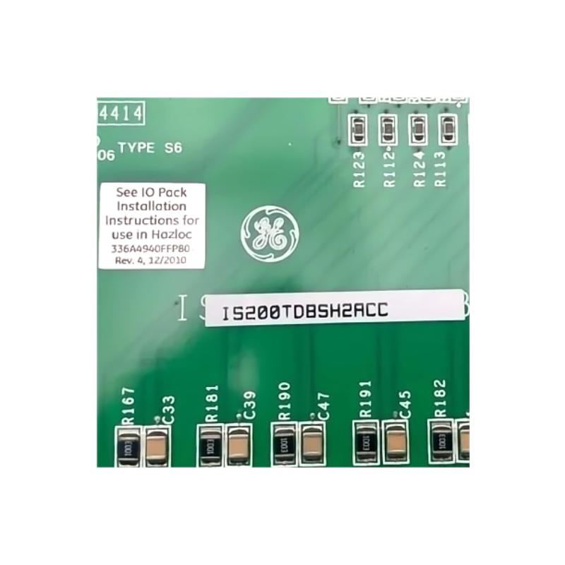 GE IS200TDBSH2A Discrete Input/Output Terminal Board