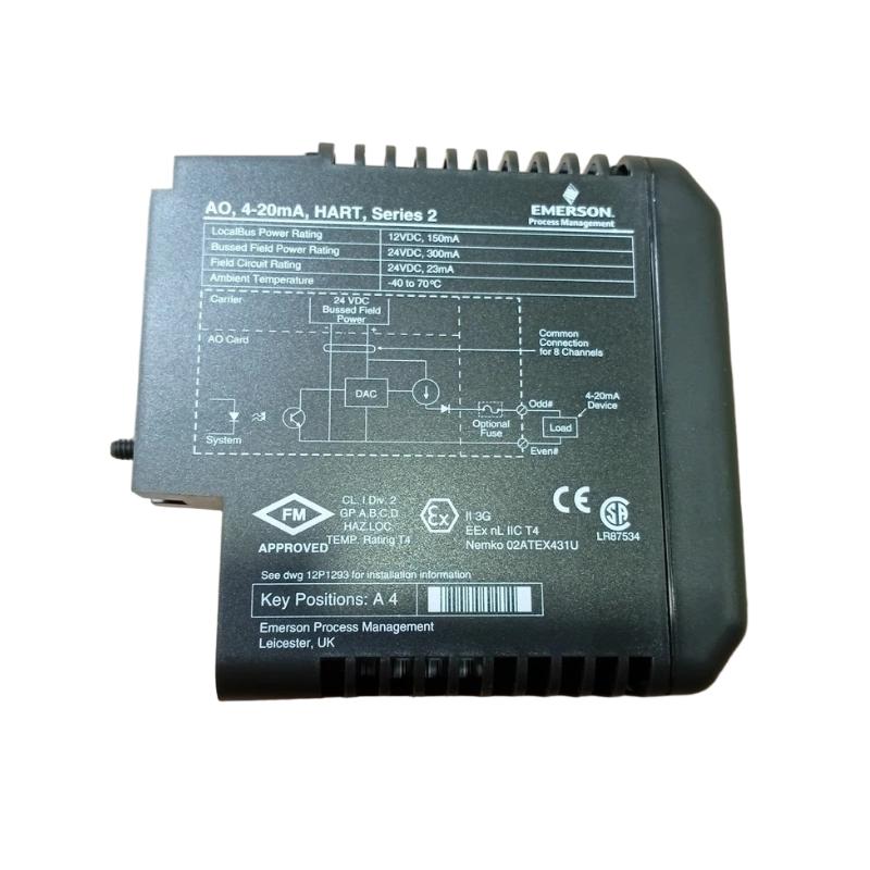 Emerson VE4005S2B4 16-Channel AO Series 2 Plus Terminal Block