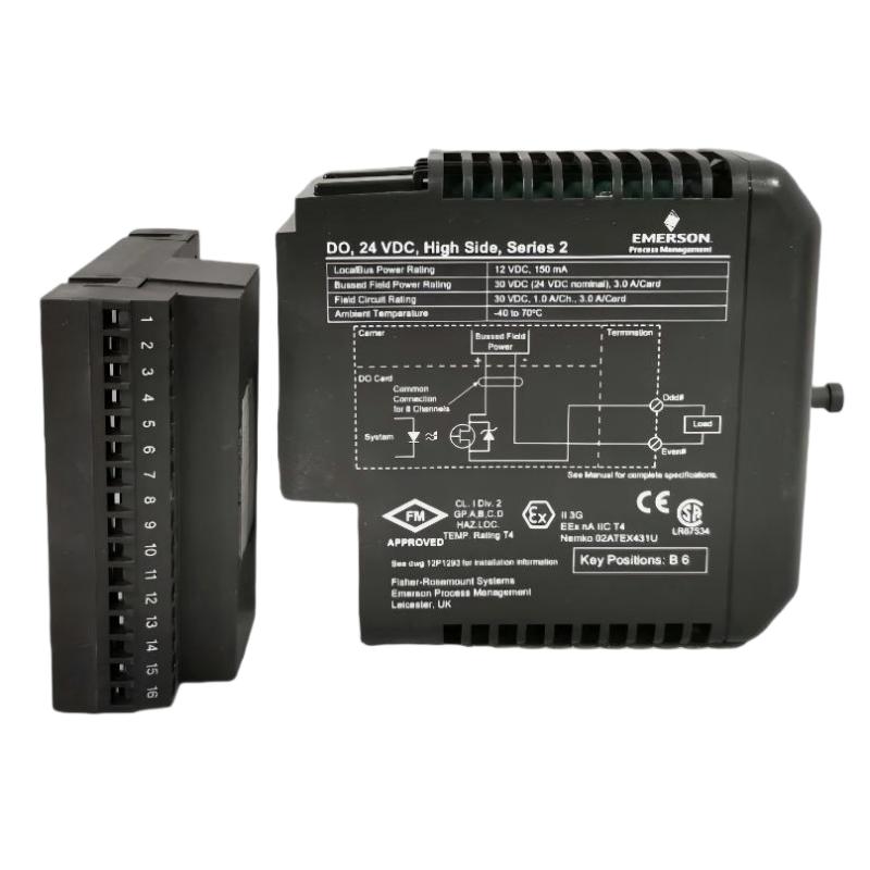 Emerson VE4032S1T2B8	Redundant 40-Pin DO Bus Termination Module