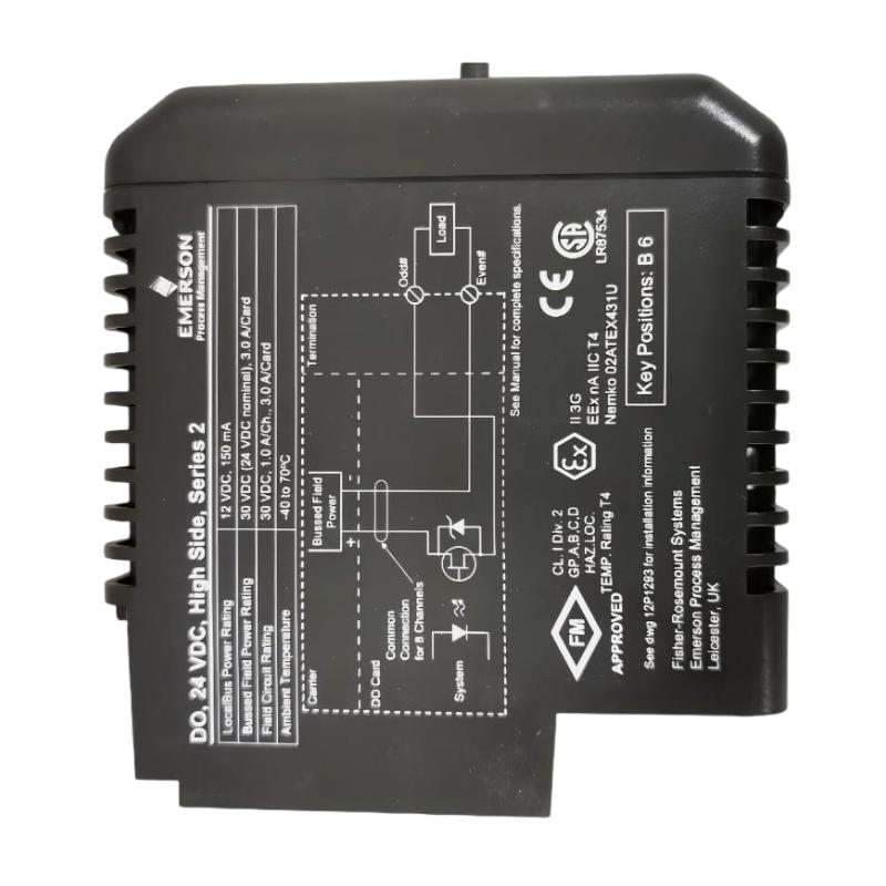 Emerson VE4032S1T2B8	Redundant 40-Pin DO Bus Termination Module