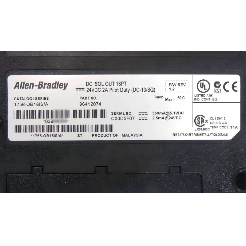 Allen Bradley 1756-OB16IS ControlLogix ControlNet Communication Module
