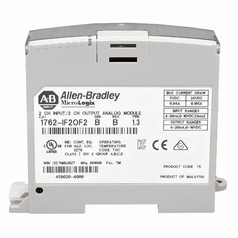 Allen-Bradley 1762-IF2OF2 MicroLogix 1200 4-Channel Analog Combination Module