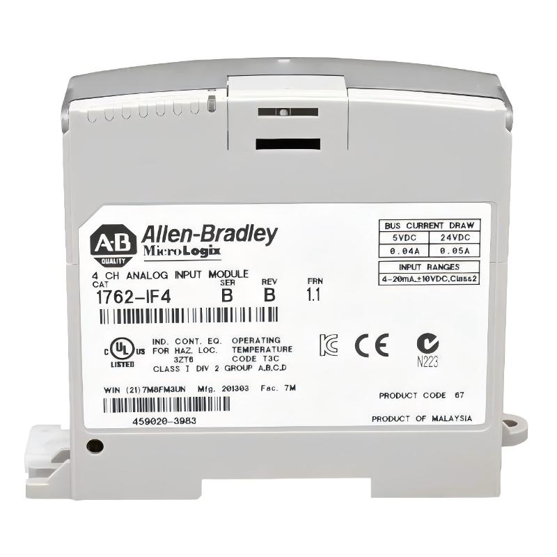 Allen-Bradley 1762-IF4 MicroLogix 1200 4-Channel Voltage/Current Analog Input Module