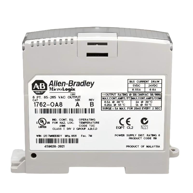 Allen-Bradley 1762-OA8	MicroLogix 8-Point Digital Solid-State Output Module