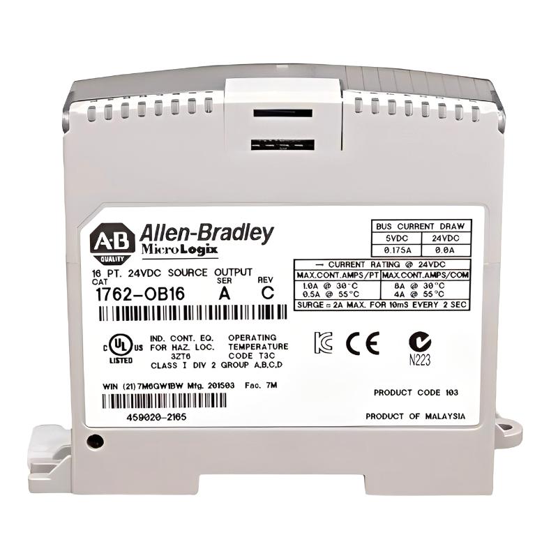 Allen-Bradley 1762-OB16 MicroLogix 16-Point Solid-State DC Power Output Module