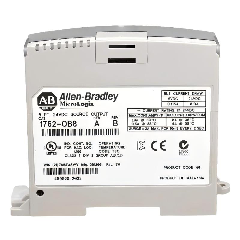 Allen-Bradley 1762-OB8	MicroLogix 8-Point Digital Solid-State Output Module
