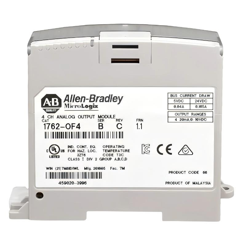 Allen-Bradley 1762-OF4 MicroLogix 4-Channel Analog Output Module