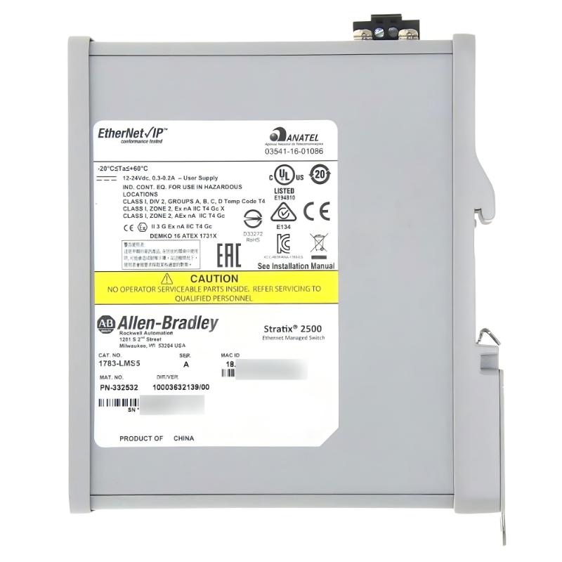 Allen Bradley 1783-LMS5 Stratix 2500 Lightweight Managed Ethernet Switch