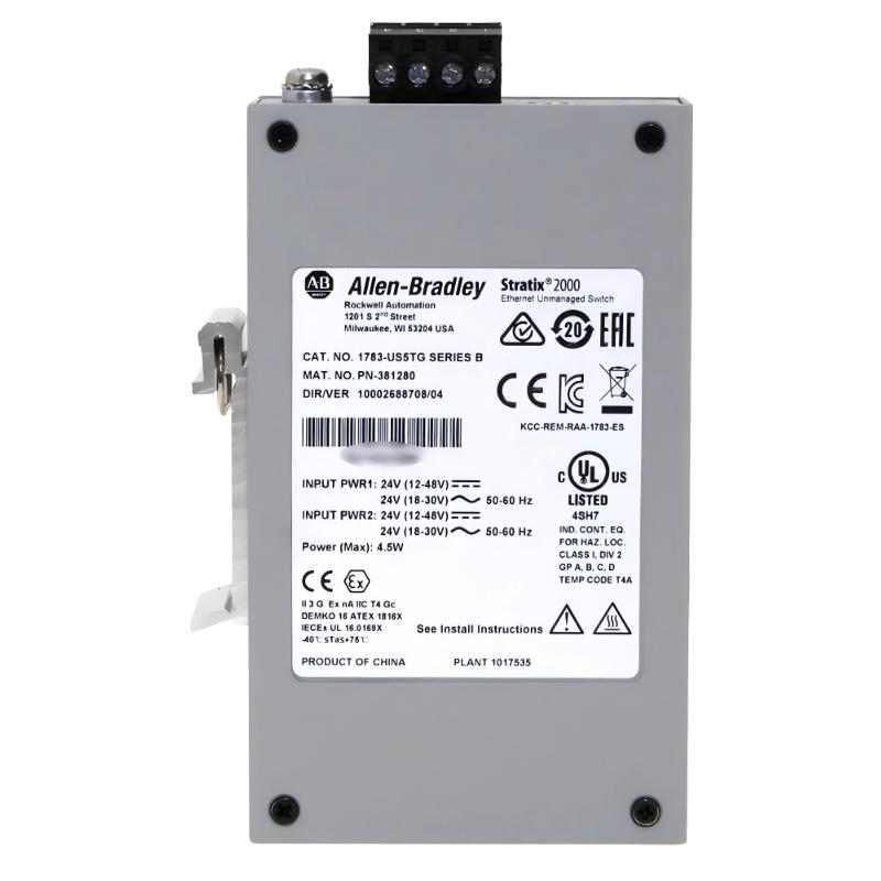 Allen Bradley 1783-US5TG/B Stratix 2000 Unmanaged Ethernet Switch
