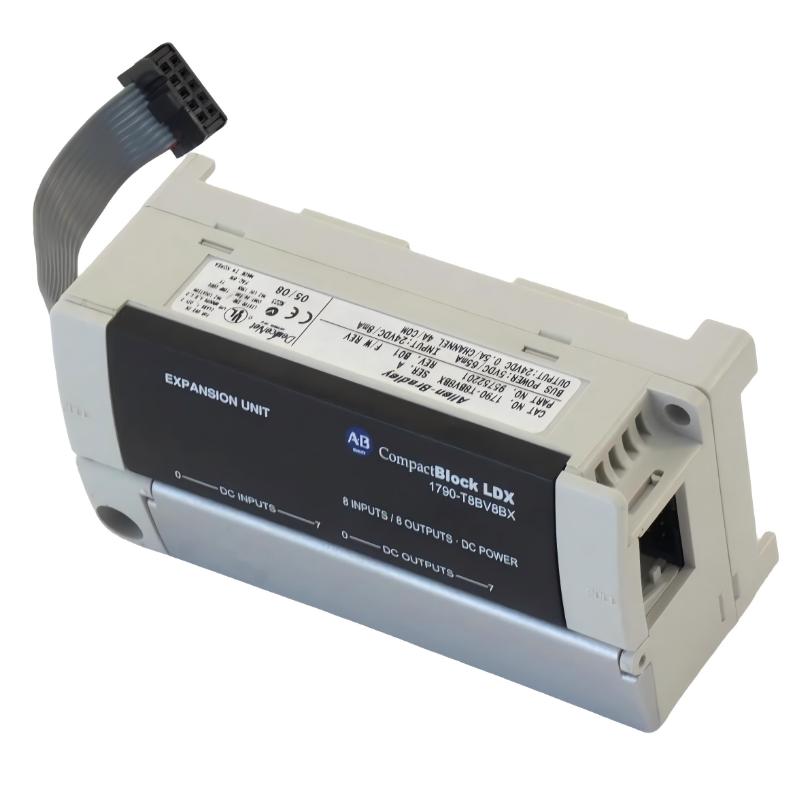 Allen Bradley 1790-T8BV8BX CompactBlock LDX I/O Extension Block