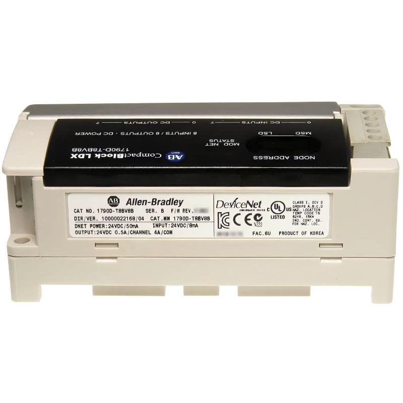 Allen Bradley 1790D-T8BV8B CompactBlock LDX I/O Basic Module
