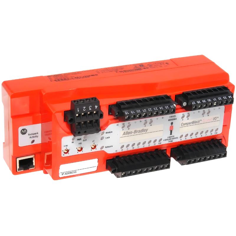 Allen Bradley 1791ES-IB8XOBV4 EtherNet/IP Secure Compact Block Input Module