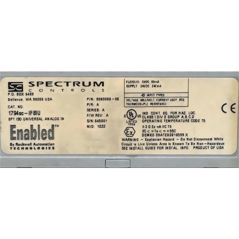 Allen Bradley 1794SC-IF8IU ControlNet Flex I/O Adapter Module