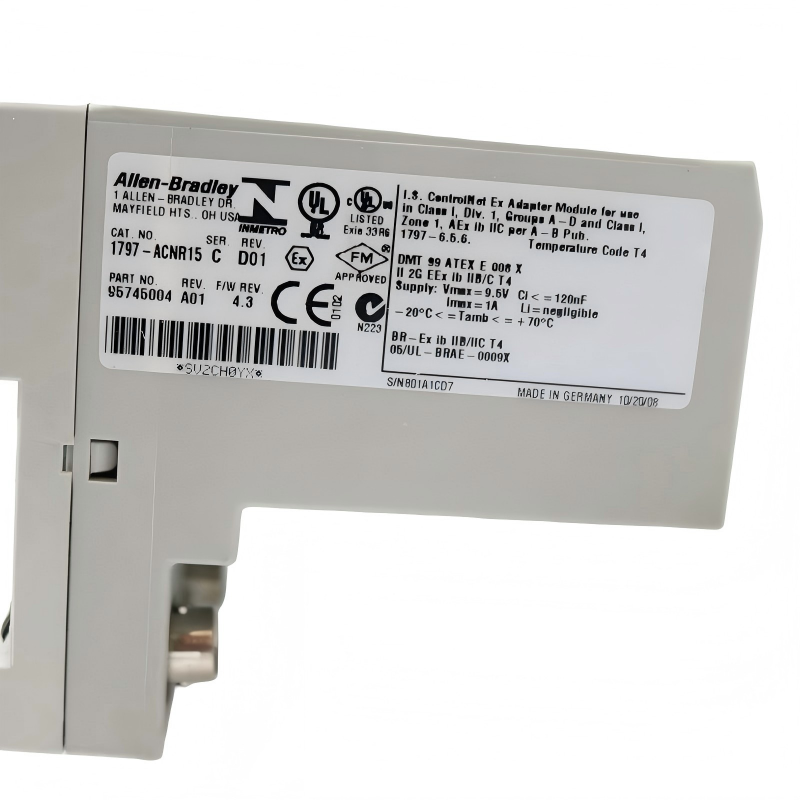 Allen Bradley 1797-ACNR15 Flex Ex ControlNet I/O Adapter Module