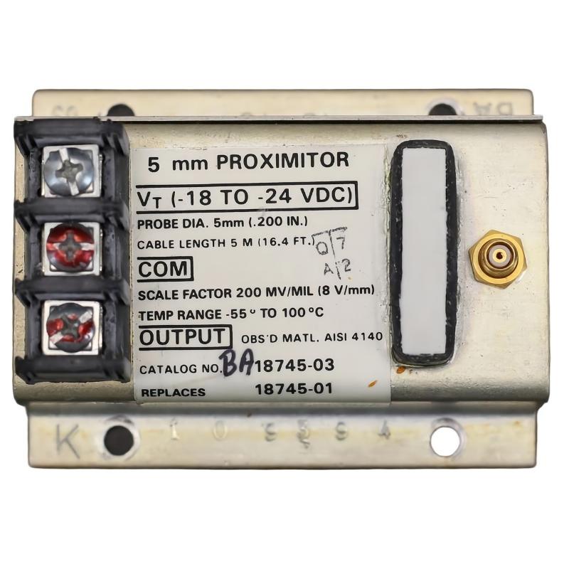 Bently Nevada 18745-01	7200 5mm Preamplifier Sensor