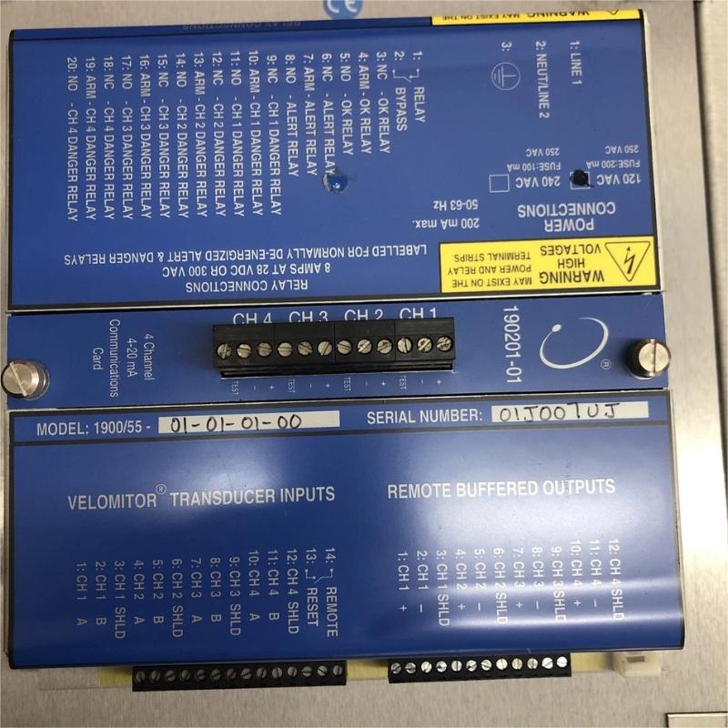 Bently Nevada 1900/55-01-01-01-00 Fan Monitor