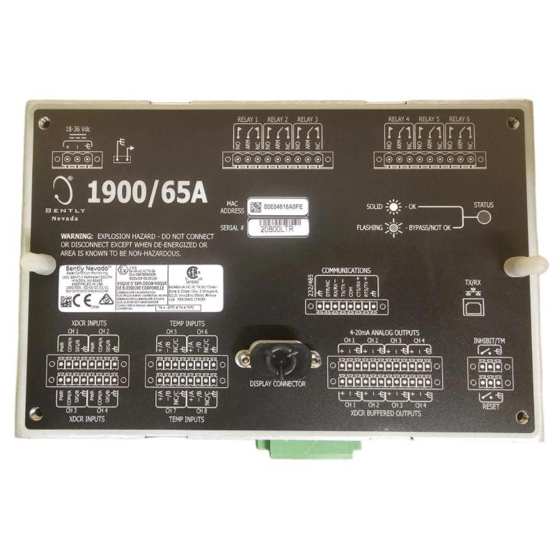 Bently Nevada 1900/65A-00-00-01-00-01 General Equipment Monitor
