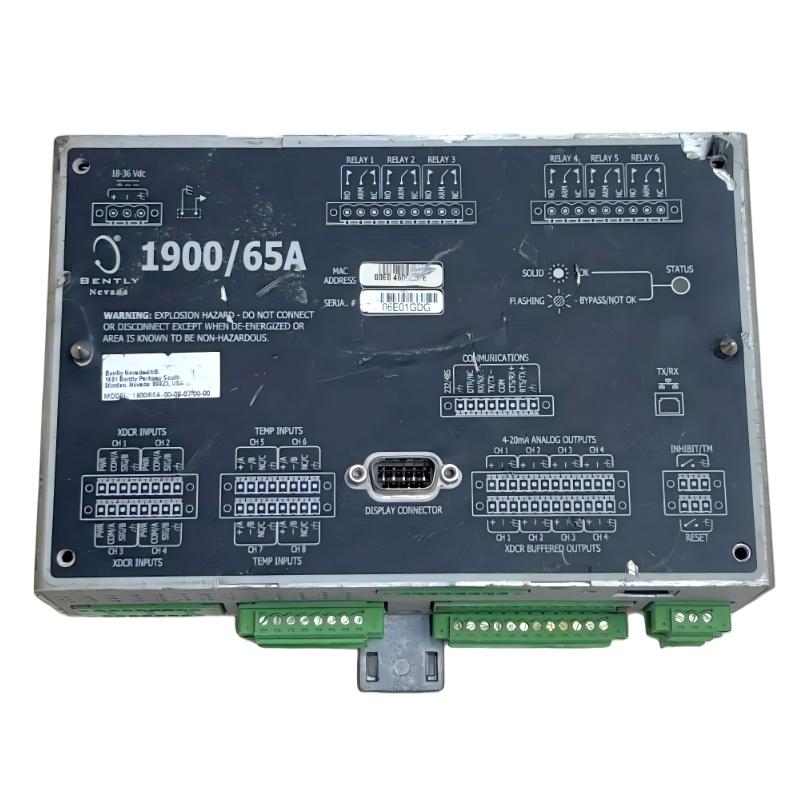 Bently Nevada 1900/65-00-00-01-00-00 General Equipment Monitor