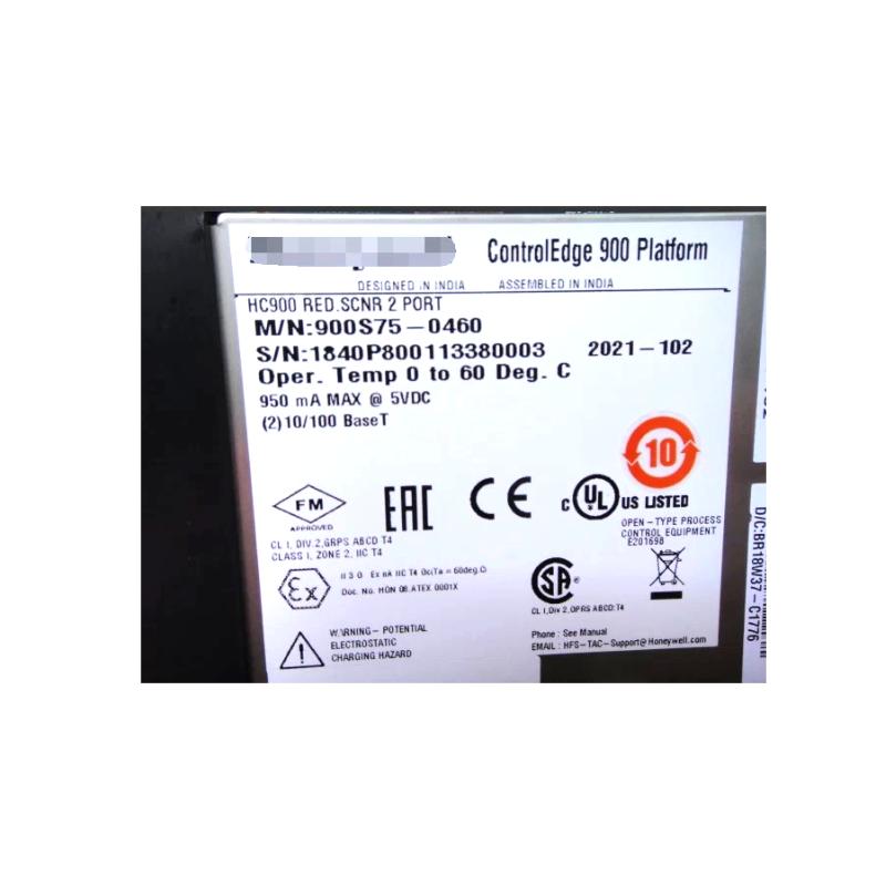 Honeywell 900S75-0460	HC900 I/O Scanner 2 Module