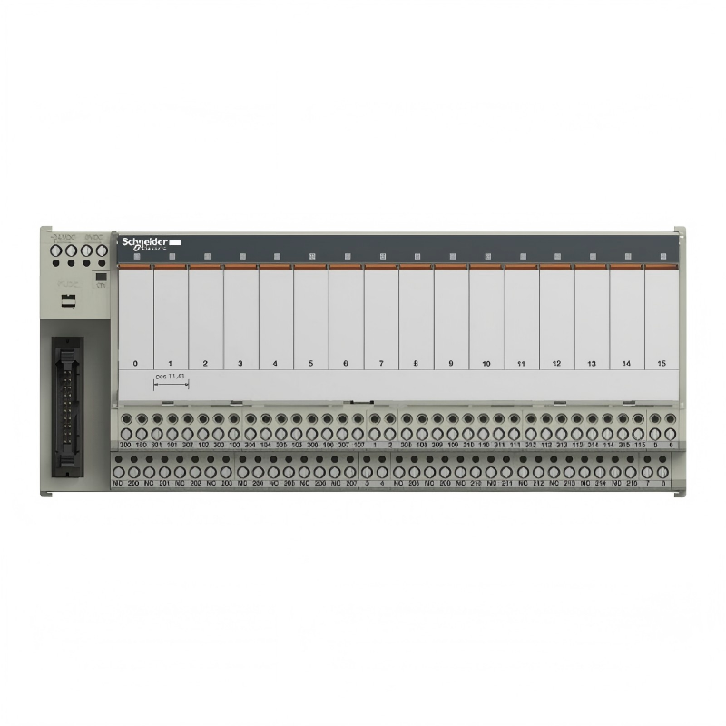 Schneider ABE7R16T230	Base With Plug-In Electromechanical Relay
