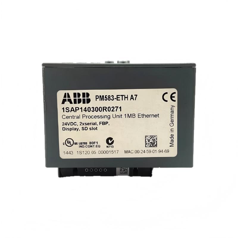 ABB PM583-ETH 1SAP140300R0271 CPU Programmable Logic Controller