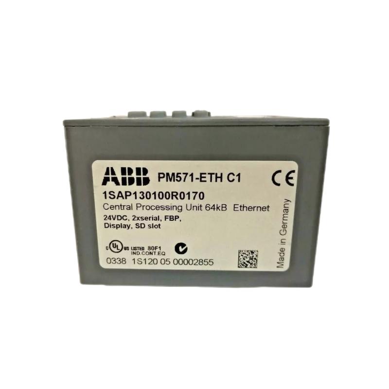 ABB PM571-ETH 1SAP130100R0170 CPU Programmable Logic Controller