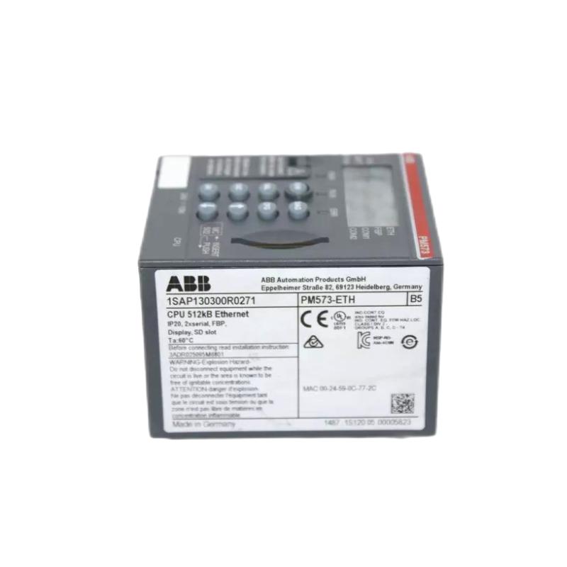 ABB PM573-ETH 1SAP130300R0271 CPU Programmable Logic Controller