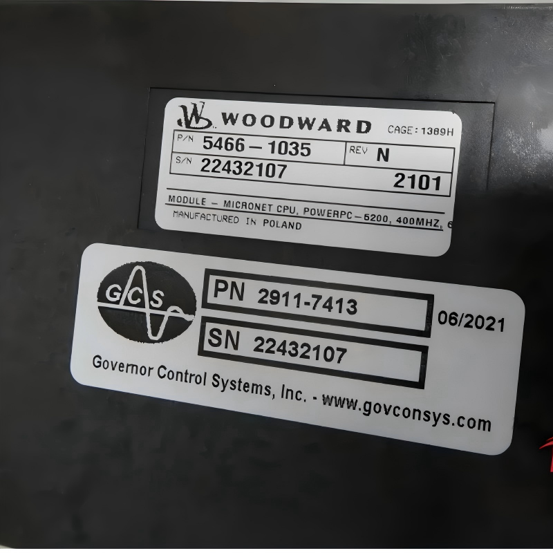 Woodward 5466-1035 MicroNet CPU5200 Module