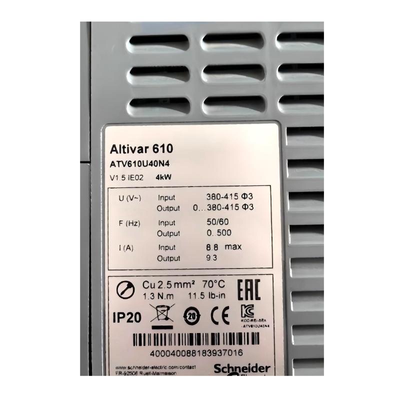 Schneider ATV610U40N4 Variable Speed Drive