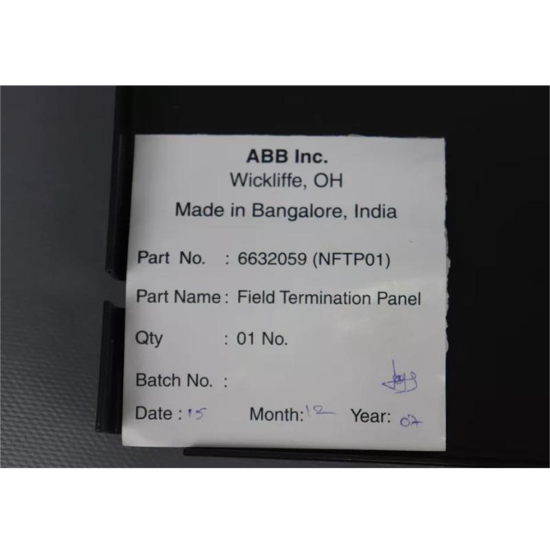 ABB Bailey NFTP01 Field Termination Panel