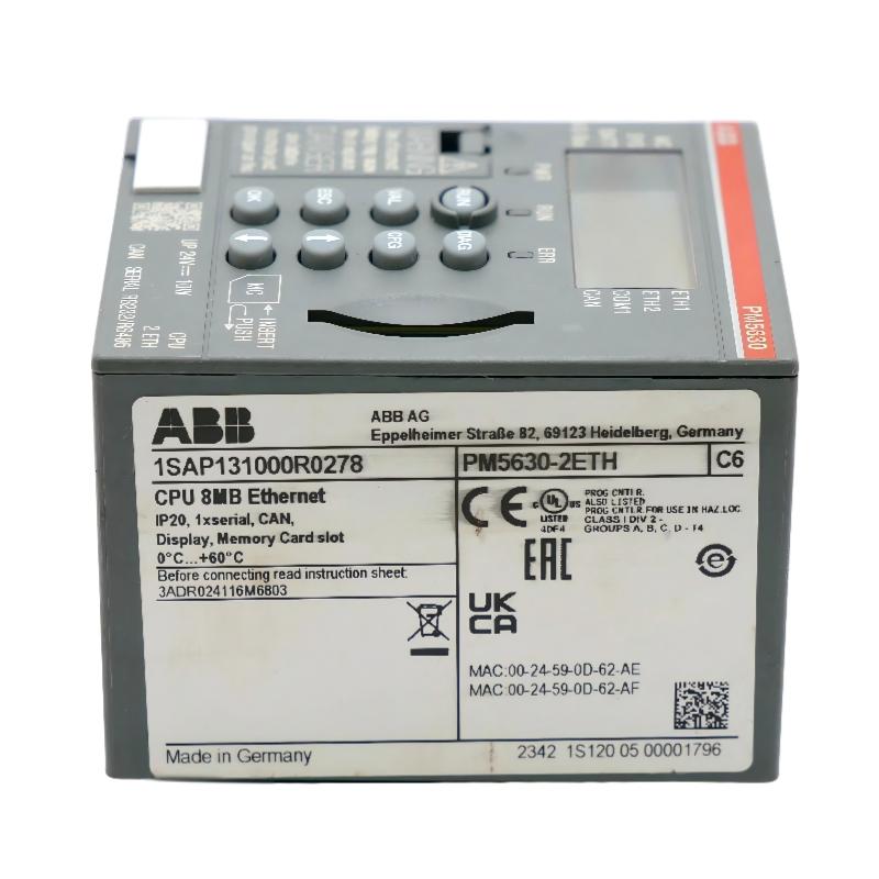 ABB PM5630-2ETH 1SAP131000R0278 Processor Module