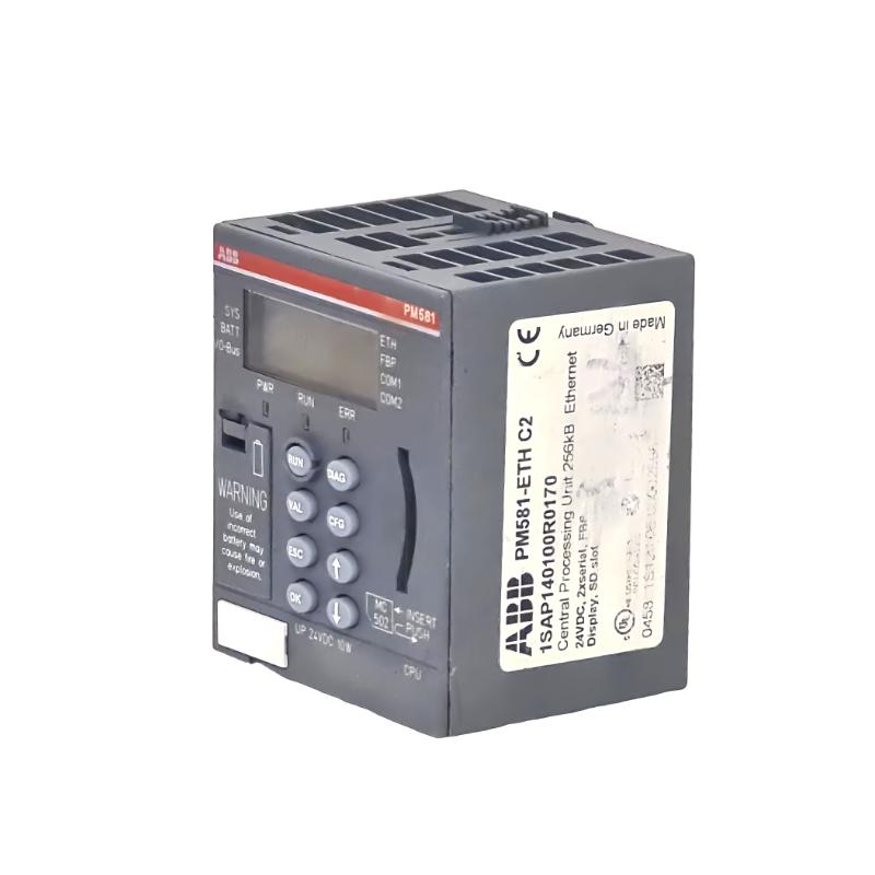 ABB PM581-ETH 1SAP140100R0170 CPU Programmable Logic Controller