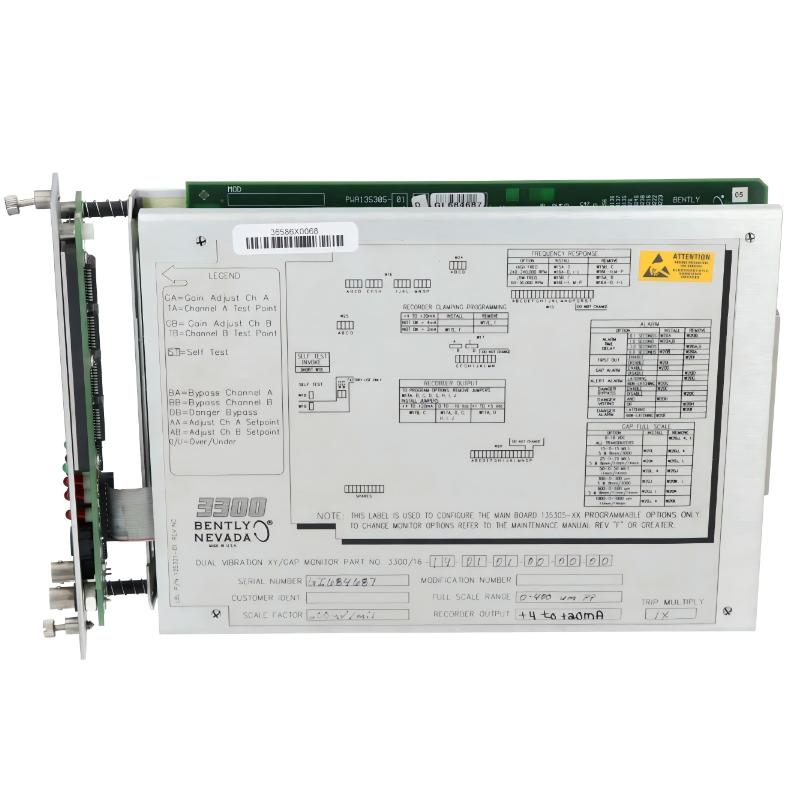 Bently Nevada 3300/16 System Monitor Module