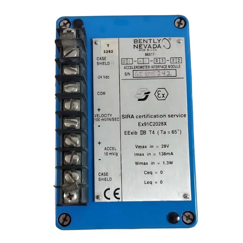 Bently Nevada 86517-01-01-01-01 Accelerometer Interface Module