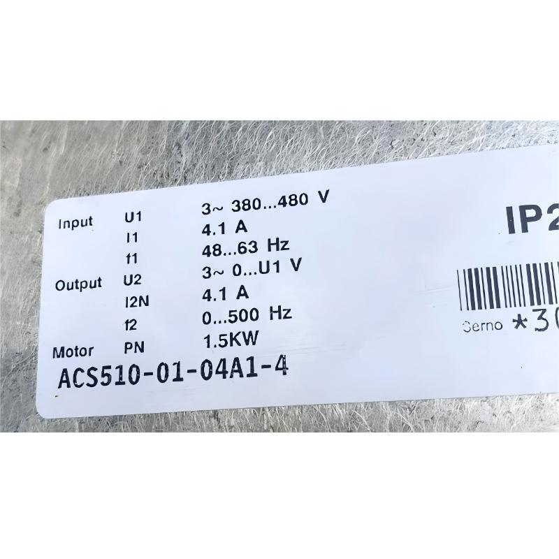ABB ACS510-01-04A1-4	3ABD00015742-D Frequency Converter
