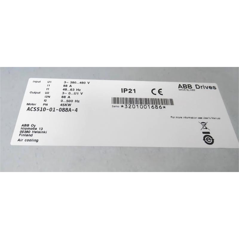 ABB ACS510-01-088A-4	3ABD00021616-D Frequency Converter