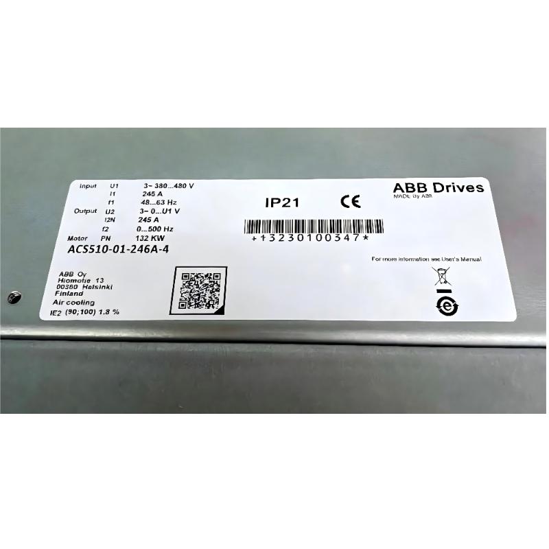 ABB ACS510-01-246A-4	3ABD00022031-S Frequency Converter