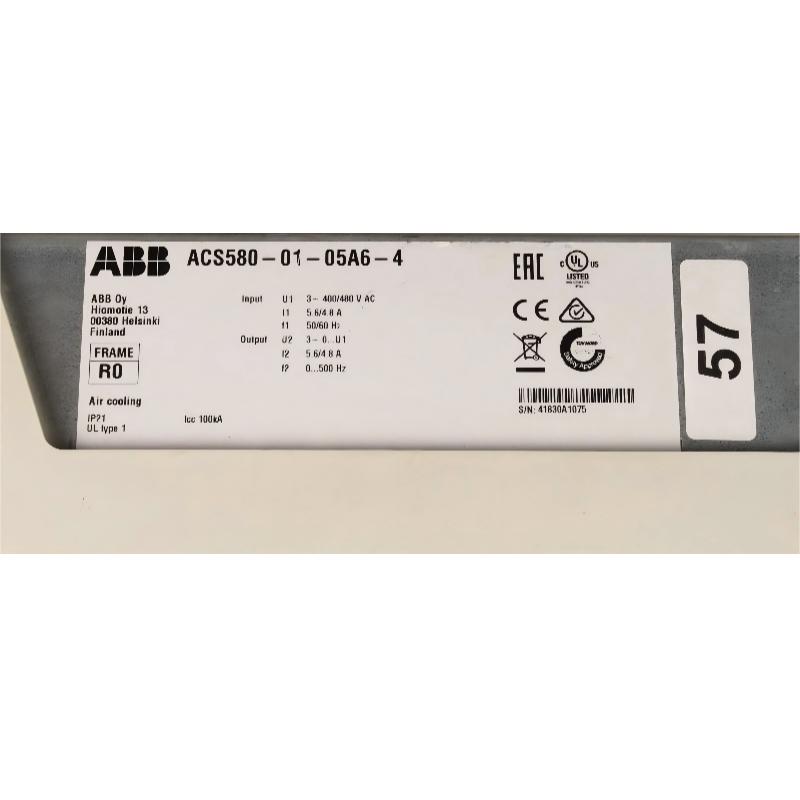 ABB ACS580-01-05A6-4	3AUA0000190555 Frequency Converter