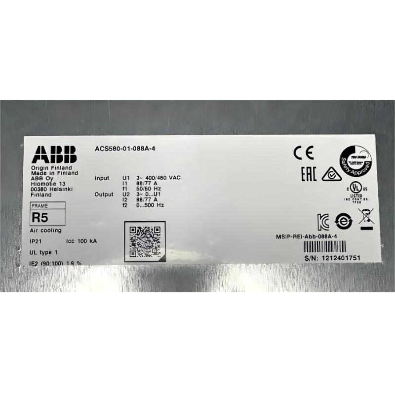 ABB ACS580-01-088A-4	3ABD00045435-D Frequency Converter