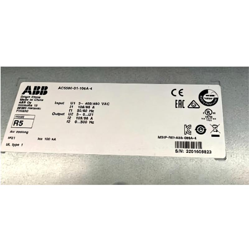 ABB ACS580-01-106A-4	3ABD00045436-D Frequency Converter