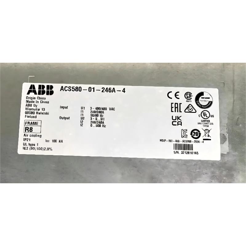 ABB ACS580-01-246A-4	3AUA0000080507 Frequency Converter