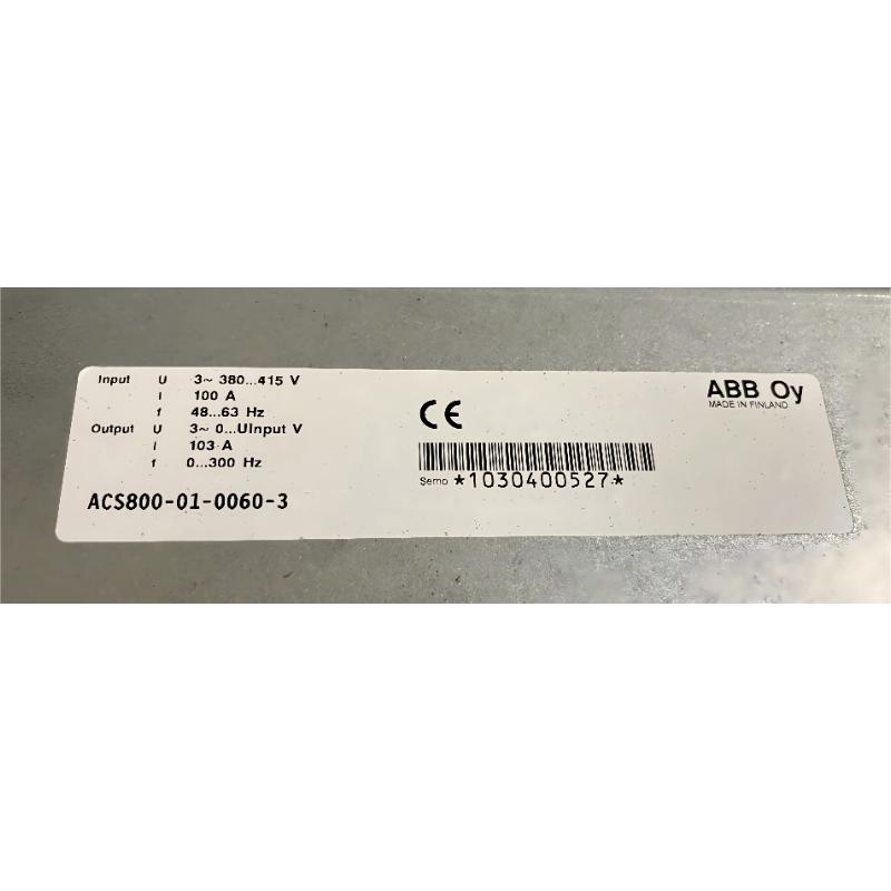 ABB ACS800-01-0060-3	64576496 Frequency Converter