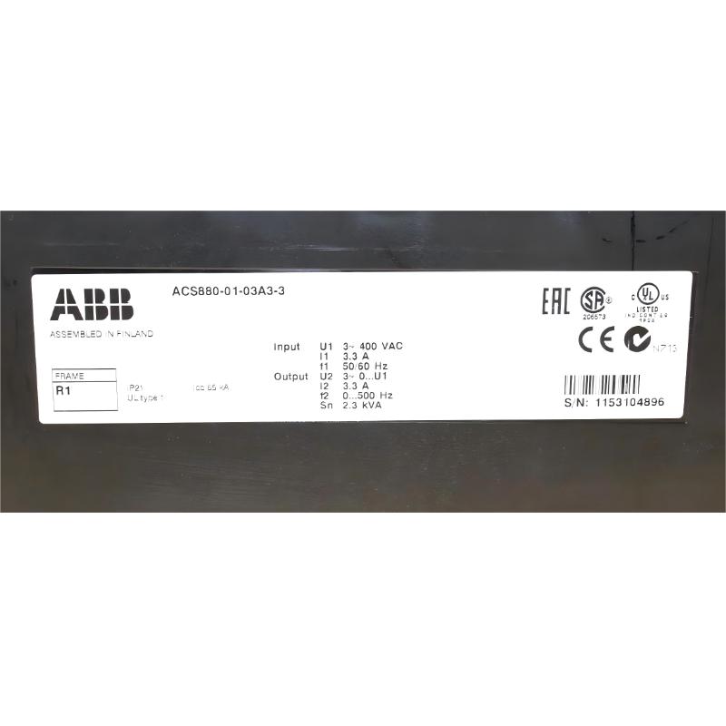 ABB ACS880-01-03A3-3	3AUA0000107975 Frequency Converter